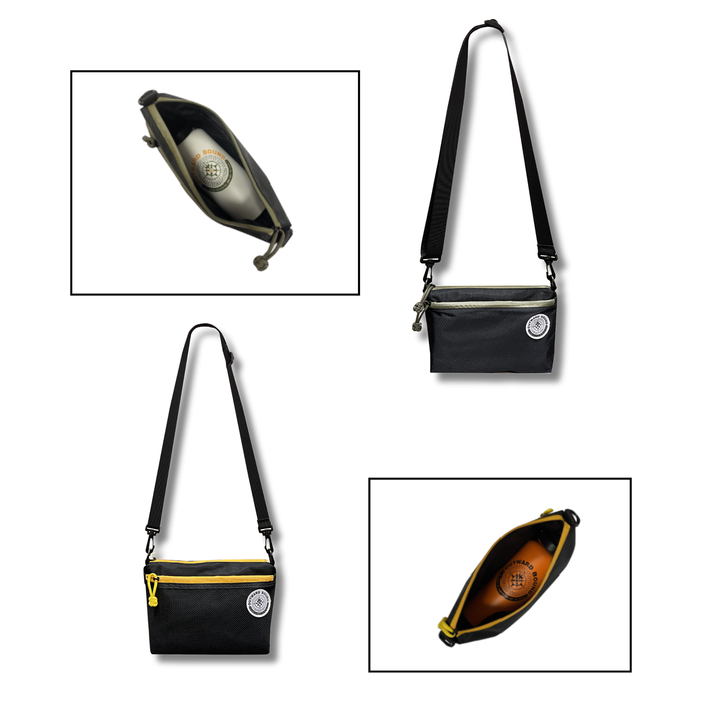 Accessory Bundle: Wet Shoe + Sun Cap + 1L Hydration Bottle+ Crossbody 3-way Bag