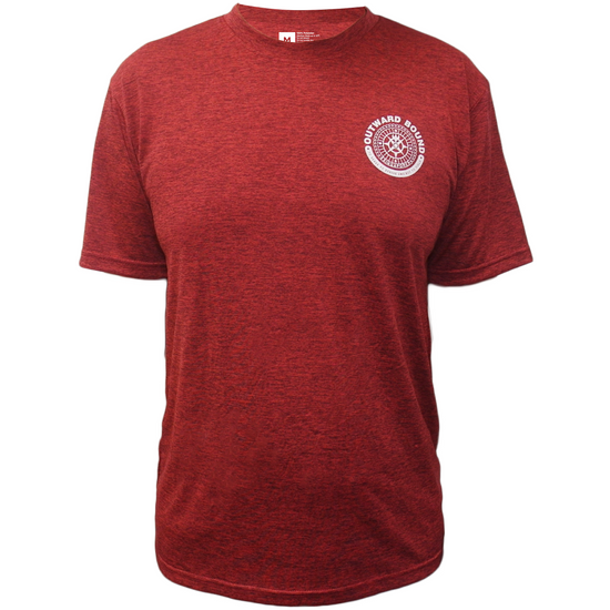 OBS Basic Tshirt Red Melange